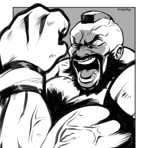 Zangief for my #EVO FIGHTPRINT series. #Streetfighter #SFV #streetfighterv #capcom #fanart #fighting