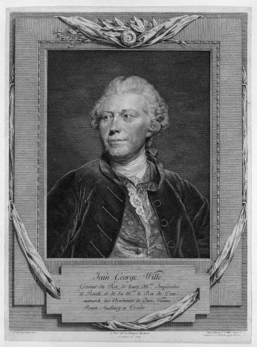 Jean George Wille, Johann Gotthard Müller, 1775-1776, Brooklyn Museum: European ArtSize: 11 7/1