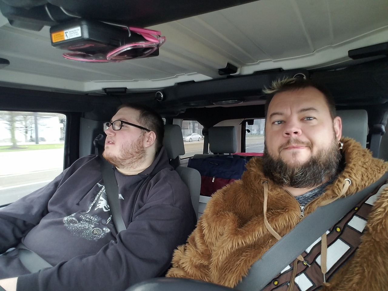 jake9536:  thepupupthere:  Dreary day in Chicago with @jake9536  You say dreary,