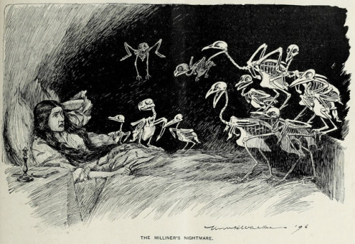 William Henry Walker (1871-1938), ‘The Milliner&rsquo;s Nightmare’, &ldquo;Life&rdquo;, Vol. 28, #71