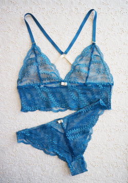 Decadentandwilde:  Corsaire Bralette And Odalisque Panty Set - Elma [X]