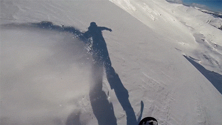 peterfromtexas:A snowboarder captured some incredible footage of himself caught