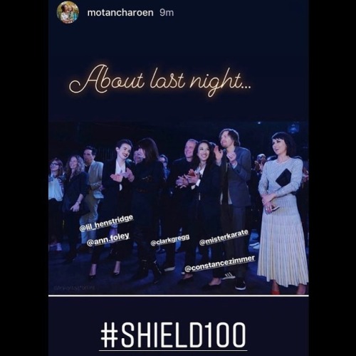 What an incredible night celebrating the road to with my SHIELD family. So proud to have been part o
