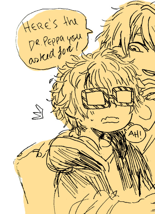 kuropin:(when zen stays over at 707′s house during yoosung’s route)..a lil crush