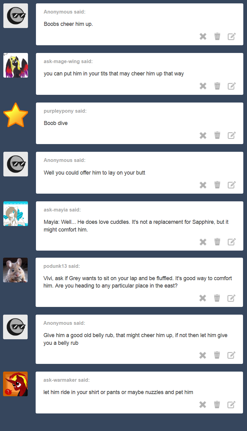 Yush, it will, cus he&rsquo;s a little attention-loving pervybutt &gt;w&lt;