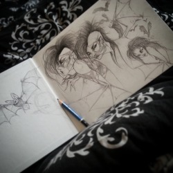 vonmonsta:  Recent drawings in my sketchbook. by Naomi von Monsta 