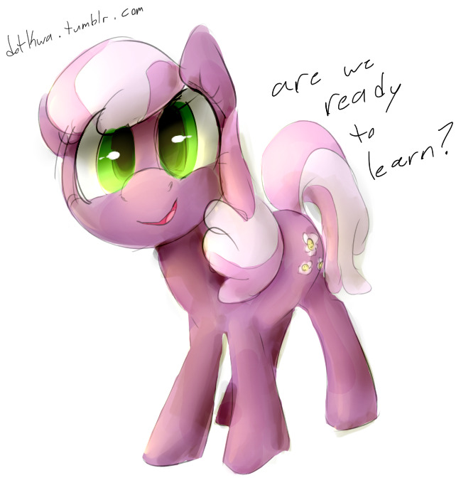 30minchallenge:  Cheerilee - &frac12;  ^w^