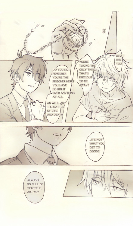 “loose ends” 10-page orangebat doujin. story&amp;art by me.it’s a true miracle