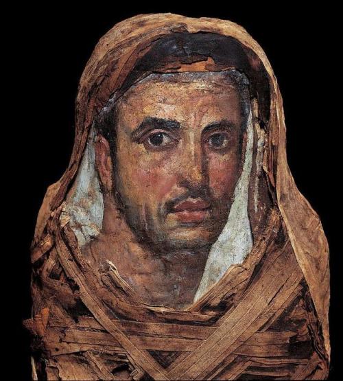 themuseumwithoutwalls: MWW Artwork of the Day (12/6/17)Roman Egypt (1st-3rd c. CE)Fayum mummy portra