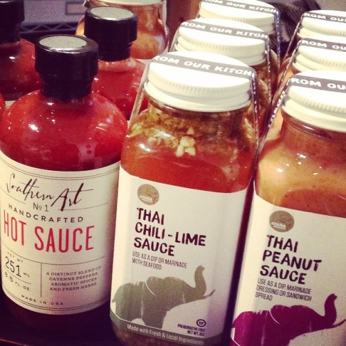 The #new stuff: great #sauces from #ATL &amp; #LA. #allnatural #americanmade #thai #sofi nominated #