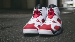 phuckindope:  Air Jordan VI “Carmine”