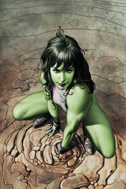 brudesworld:  Adi Granov cover art for She-Hulk