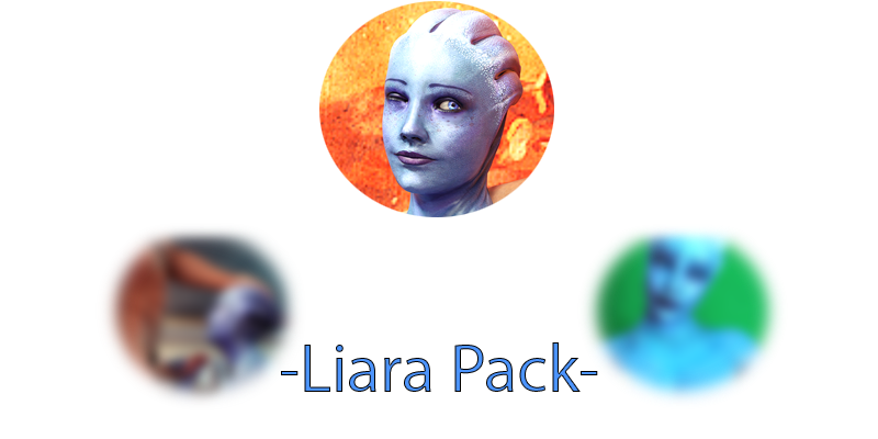lawzilla3d: Hey guys! I finished the Liara Pack :3 with Commander Shepard, she seems