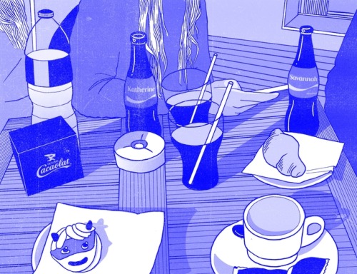 eatsleepdraw:  A goodbye present for my friend/coworker Katherine. Emma Roulette instagram | tumblr 