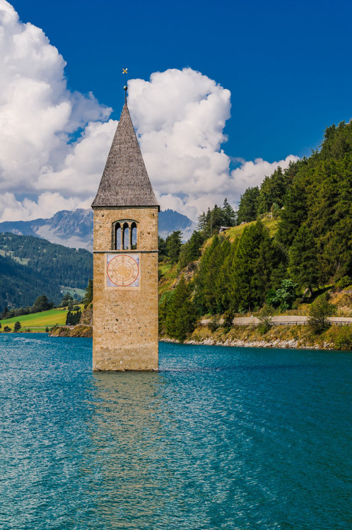 Reschensee, Italy (by Tobias Krams)