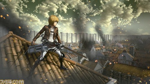 New visuals and screenshots (Combined with earlier ones) of Eren, Mikasa, and Armin