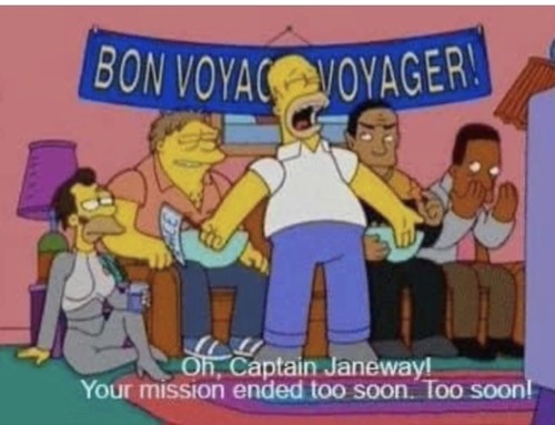 The Characters Dressed Up As 7 And Tuvok. I Cant Even.