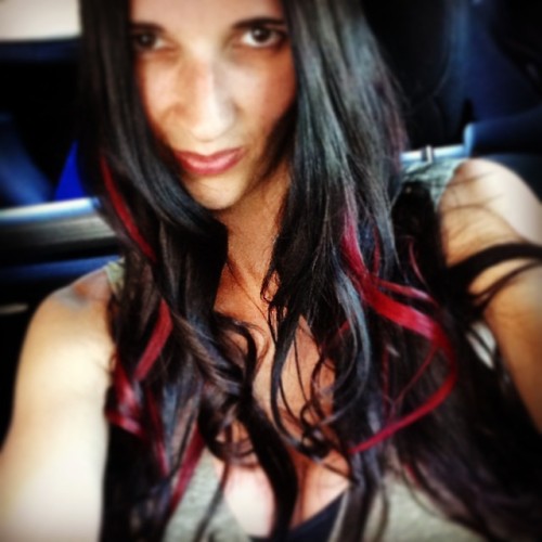 @cashsmomma love love love my new extensions!!! #sexyhair #extensions #redhair #blackhair #curls #fa