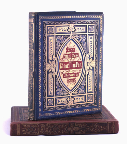 Attractive publishers cloth highlighted in gilt - beveled edge boardsThe Poetical Works of Edgar All