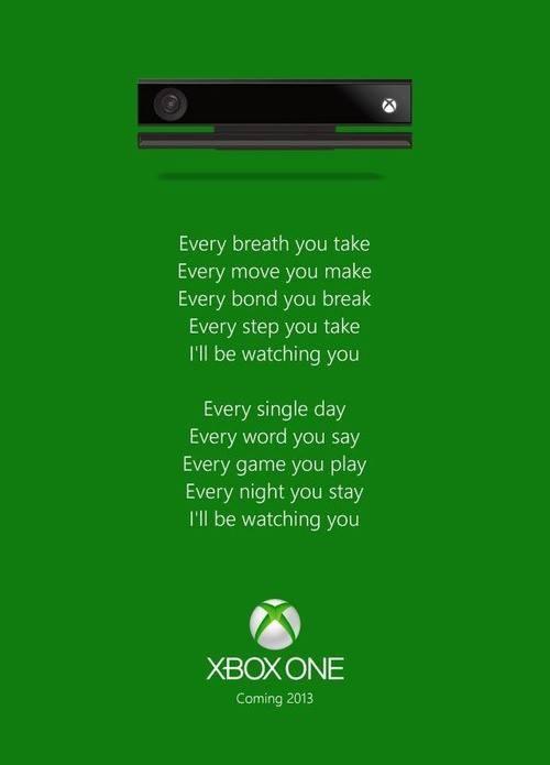 gamefreaksnz:  Every breath you take  That’s NOT appealing at all. HATE the song and HATE the invasion of privacy.