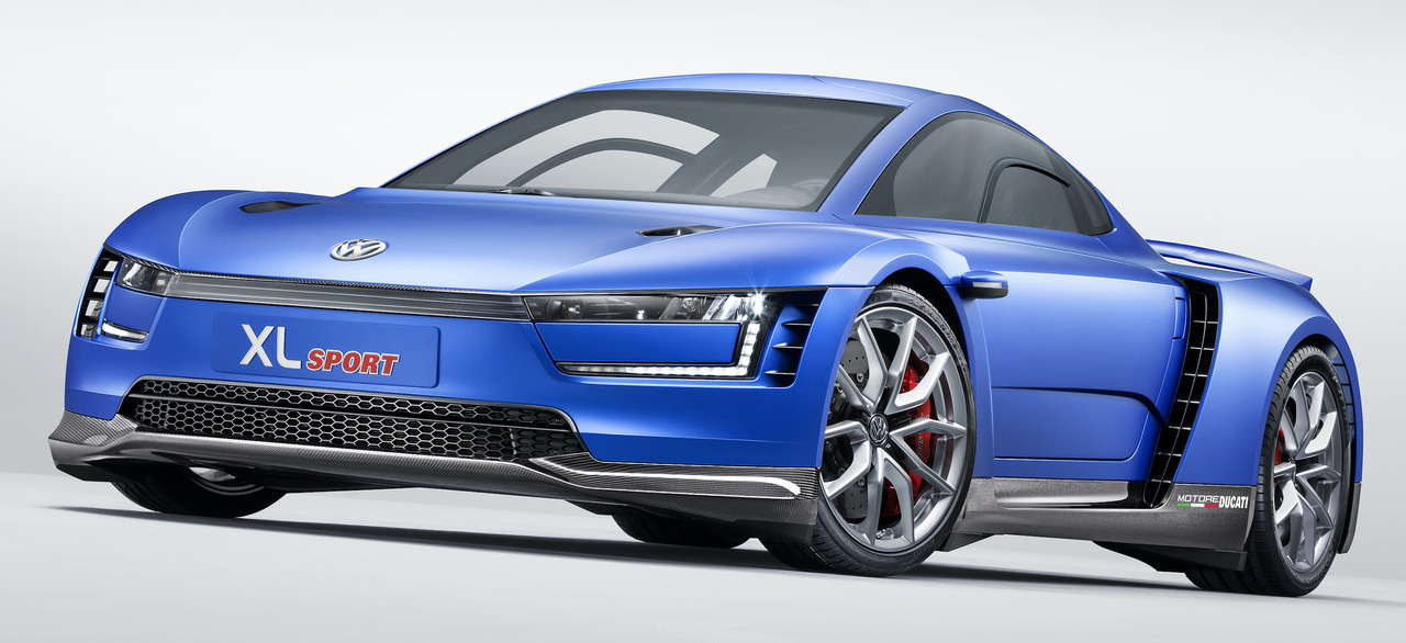 carsthatnevermadeitetc:  Volkswagen XL Sport Concept, 2014. A super-efficient concept