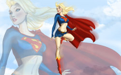 super-hero-center:  SuperGirl fly (my version)