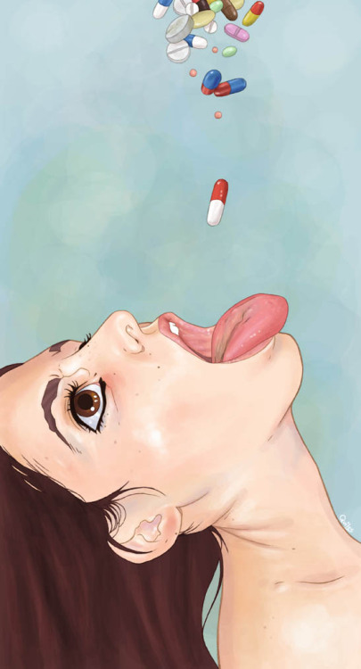 smashingpumpk1ns:ikeiks:The art of Luis Quiles  Very powerful and quite vulgar, but the style of drawing and colour choice is very comedic and upbeat, seemingly the opposite of the message that is being put across, but the pleasurable visual aesthetic