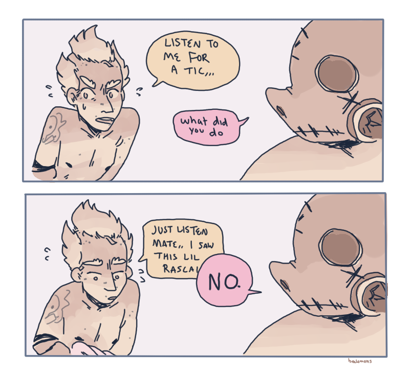 beelemons:  he renamed him Oinkers 