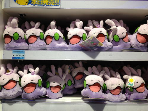 zombiemiki:Goomy promotion at the Mega-Tokyo Center! So many Goomies