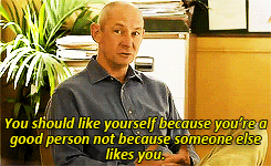 :  So, what do you think has changed? Why do you think you’re happy? You told me
