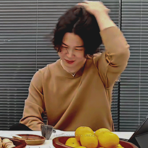 Jimin And His Fluffly Hair 
