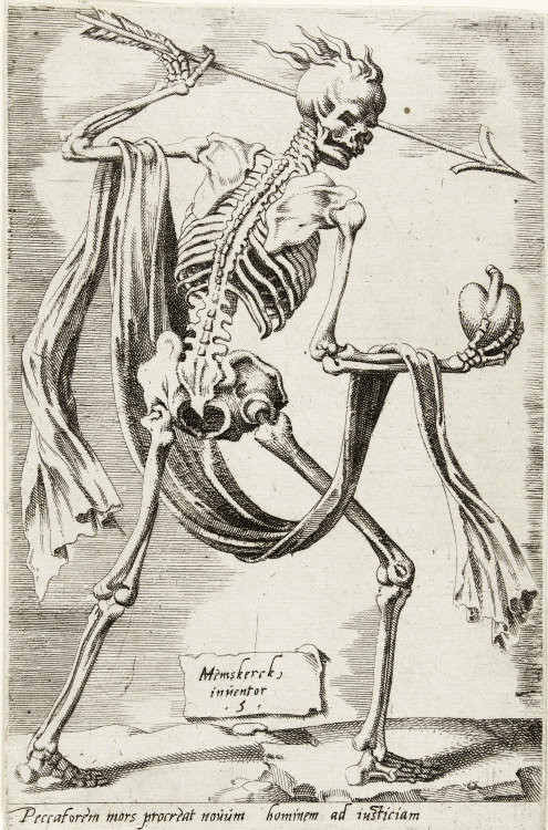 Dirck Volckertszoon Coornhert (1522-1590) (after Maarten van Heemskerck), ‘Death of Sin Brings