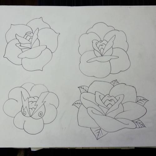 Porn photo Working on more roses. #ink #roses #artistsoninstagram