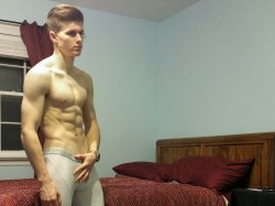 texasfratboy:  ripped college boy in tight