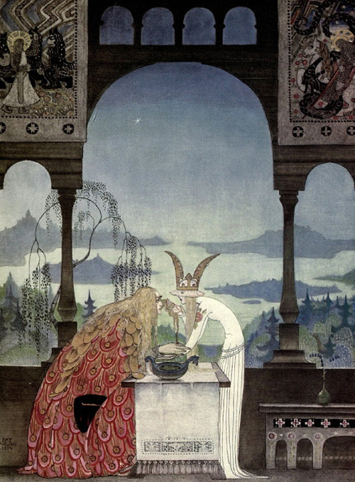 the-cinder-fields: Kay Nielsen, The Queen Did Not Know Him from East of the Sun and West of the Moon