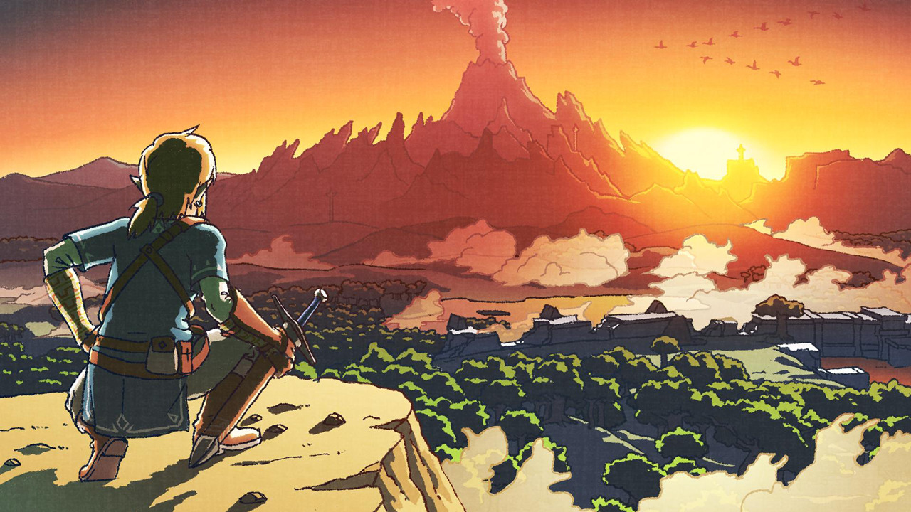 cresun9: The Legend of Zelda: Breath of the Wild seasonal wallpapers from Nintendo.