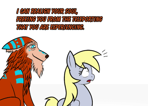 outofworkderpy:   Win’Kat’U: Sorry, I can’t help it. ^_^; Derpy: (Sigh)  Hey everyone, What will derpy choose? Feel free to send an ask with your guess, thoughts, or advice for Derpy!  ((I think I like Win’Kat’U the blink dog! XD  I forgot