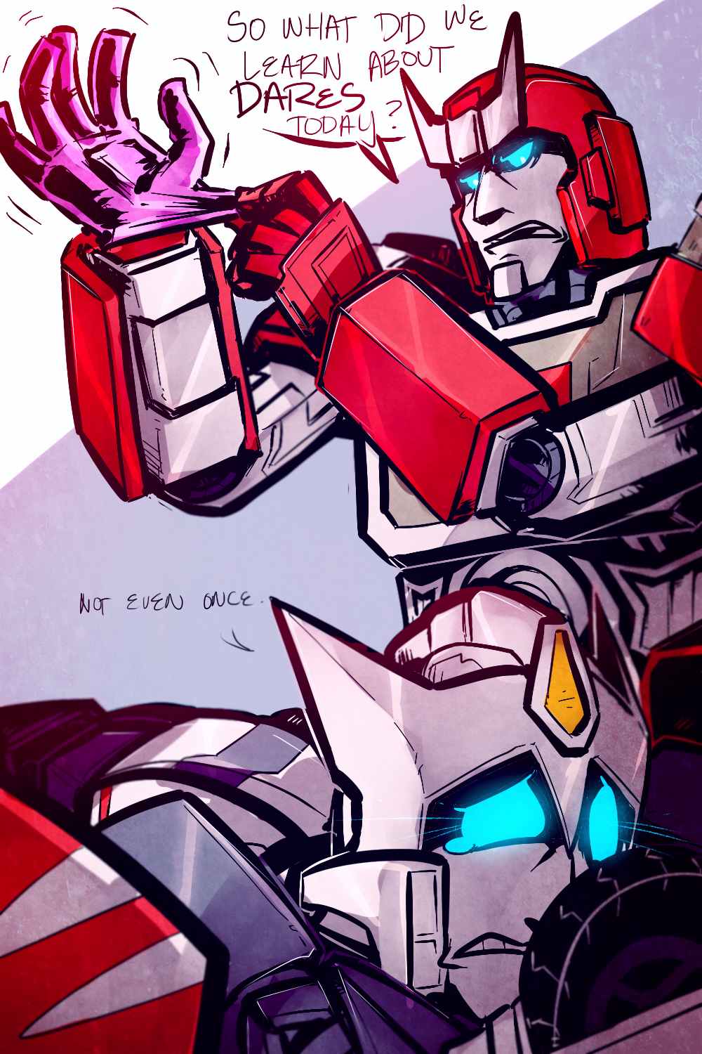 dobe-qj:  colored some spacerobos&rsquo; lines(｡≖‿≖｡✿) 