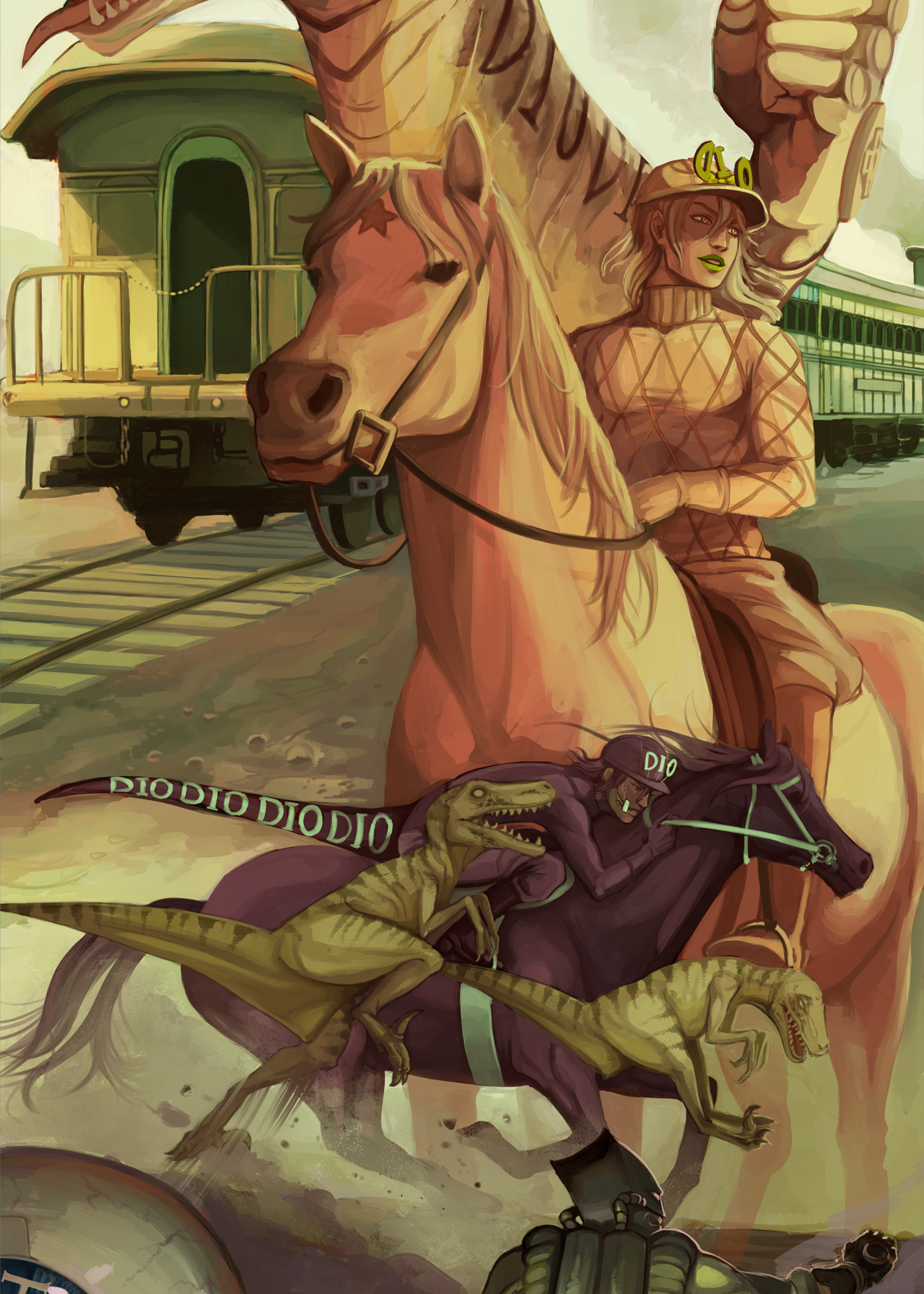 cacoethic:  Dio! [ Larger &amp; Stitched @ dA. ]