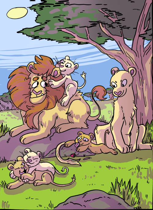 kingsabear: colored in a page from my coloring book! Check out the book here. www.etsy.