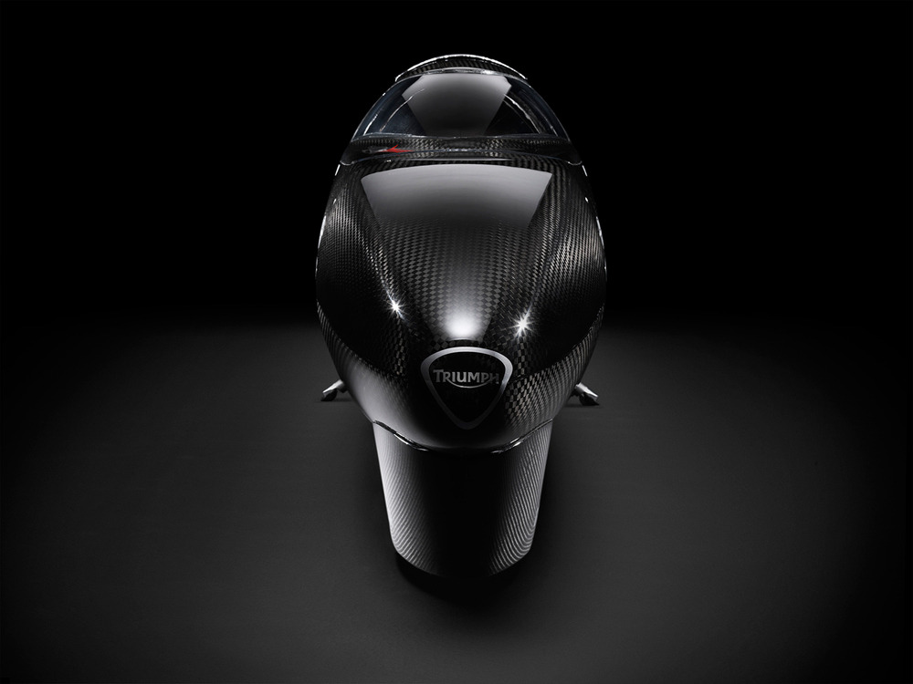 bobberinspiration:  &ldquo;The Castrol Rocket&rdquo;, Triumph Streamliner