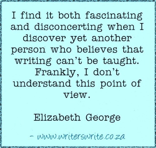 amandaonwriting:Writing Quote – Elizabeth George