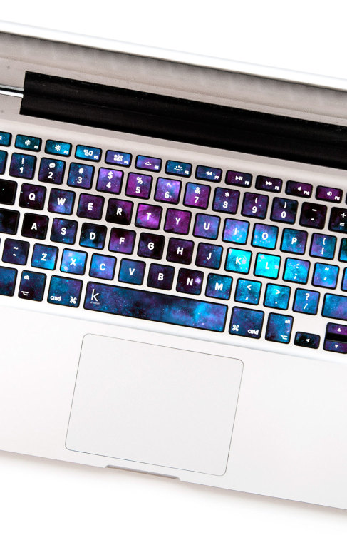 wnq-writers:  culturenlifestyle:Beautiful Nebula Inspired Keyboard Decals Polish design studio Keyshortscreates amazingly beautiful and high quality decal keyboard tickets, laptop trackpad decals and skins for your phone, laptop and tablet. Last week,