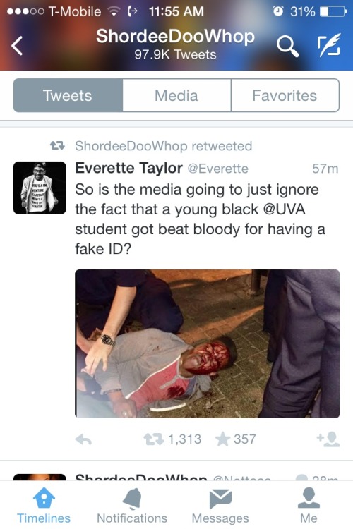 kpierreart:futuremrsknow-it-all:dfresilient:#blacklivesmatter #uva #policebrutalityI just wanna throw this out there: apparently Martese doesn’t even HAVE a fake IDNot that that matters. Regardless, this young man DID not deserve this treatment.  This