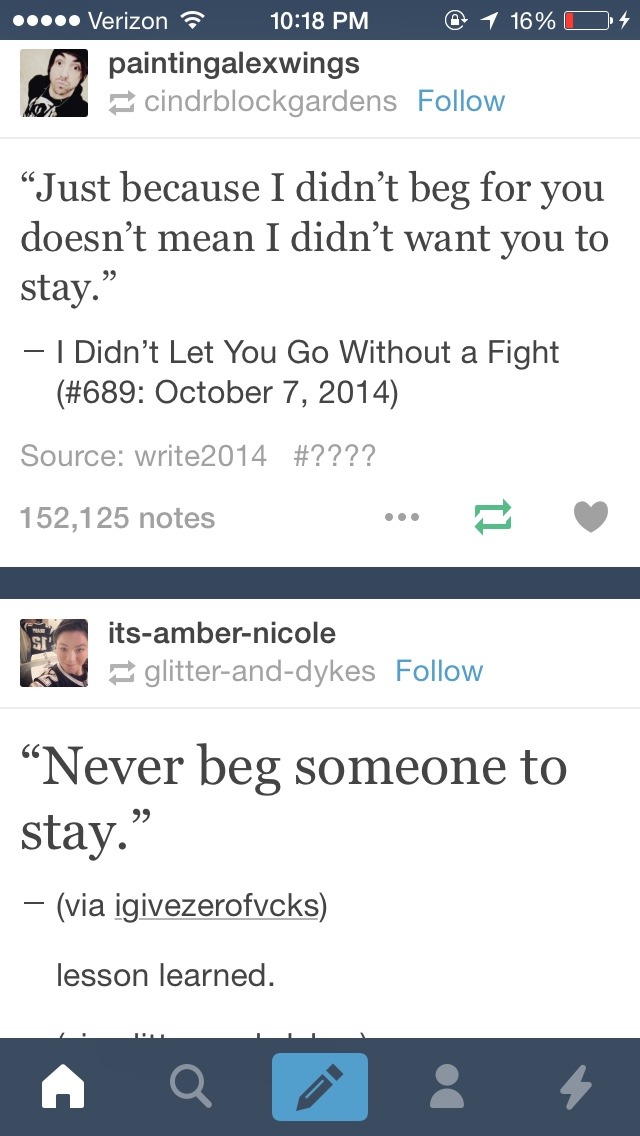narcissistic-attitude:  Tumblr is really trying to get a message across to me.