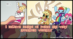 mlpartconfessions:  I really find the beard to be a very nice design choice both on human OCs and on ponies. I find it very nice to see due to the fact not many ponies have it. It’s also very funny to draw, too.I wish I could see more OCs and background