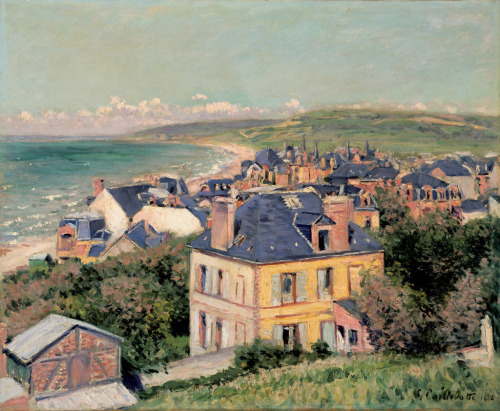 Villas paintings Gustave Caillebotte &hellip;.ImpressionismVillers-sur-Mer  1880.Villas at Villers S