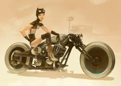 xombiedirge:  Selina - Catwoman Racer by Otto