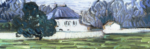 Vincent van Gogh, House at Auvers, details (1890)