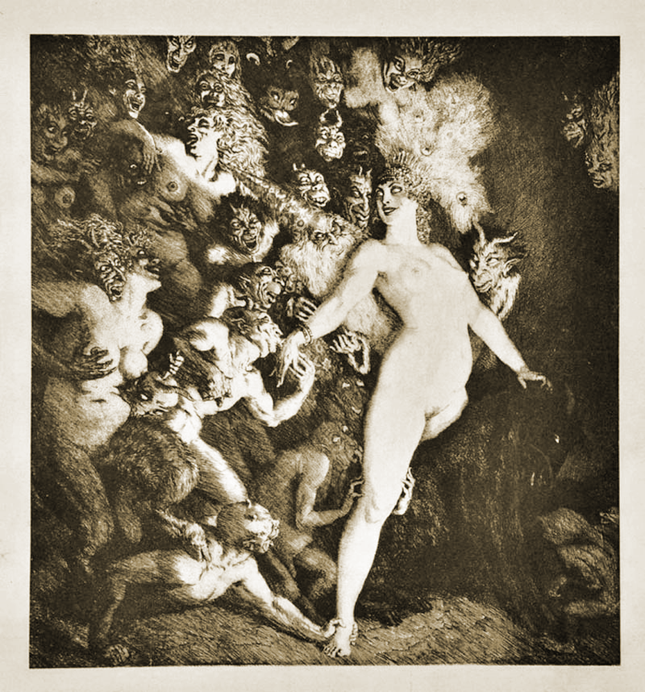 santoschristos:She Arrivesby Norman Lindsay, 1924I love the beauty of women, and